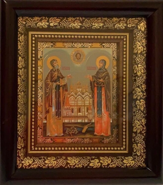 Киот А 17х19см. прямая рама (литография) Ф