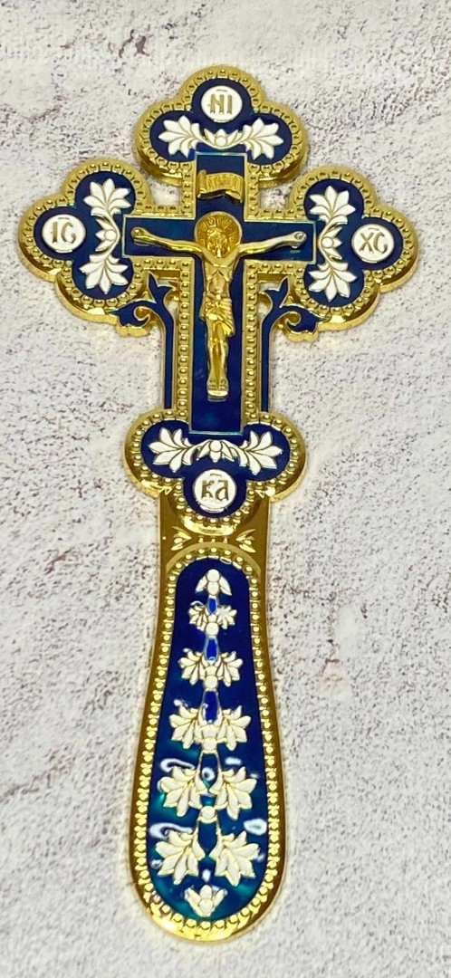 Хрест з эмалью Р176-30К