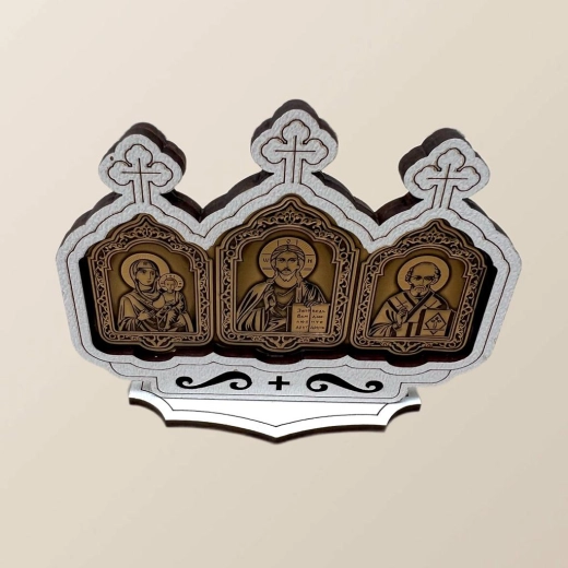 Ікона трійник на підставці