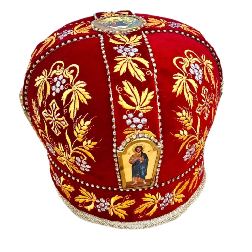 Митра оскамит червоний розмір 60