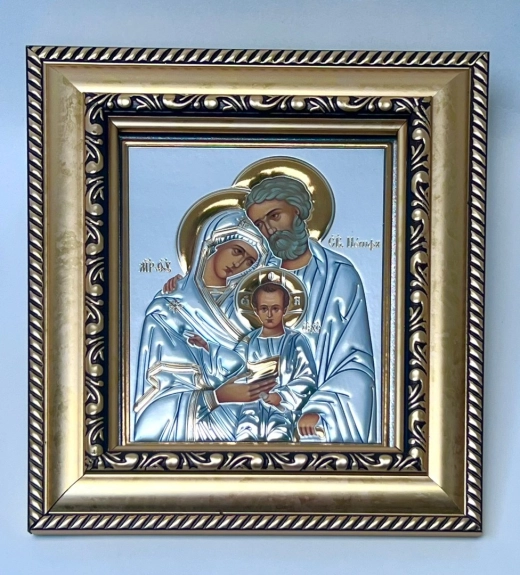 Ікона Свята Родина  16х17 см. багет + скло ( 028671 + лік)