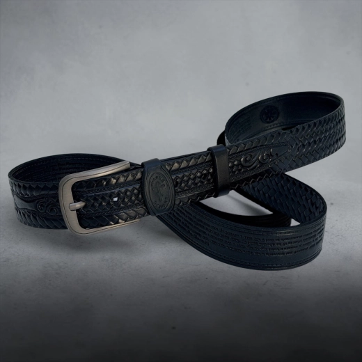 Пояс шкіряний, 3 молитви за оборотом (довжина до 130см. ширина 4 см) 1