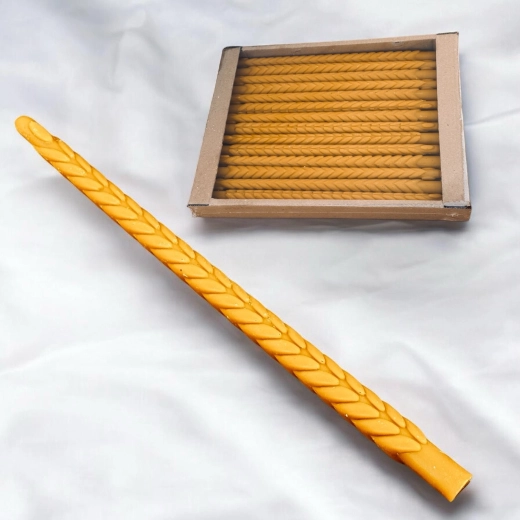 Свічка напівоскова колос 37 см. в упаковці 28 шт.