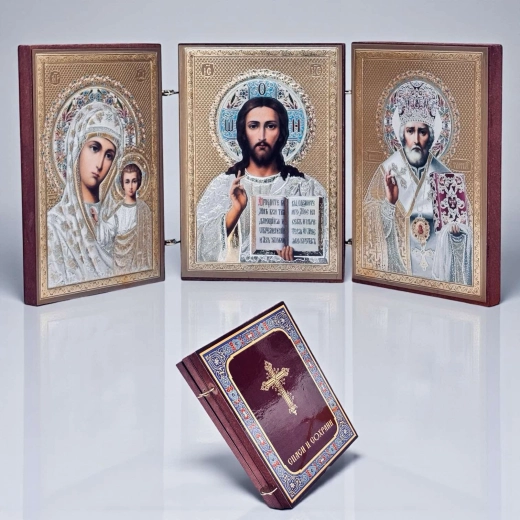 Складень 6х9х3 оргаліт літогрфія ємаль