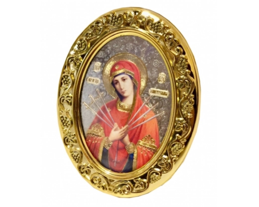 С Икона Овал Лоза