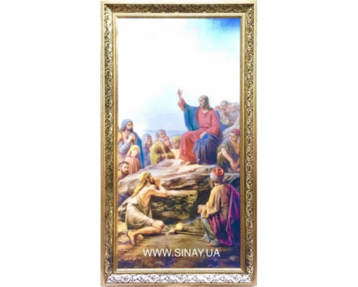 Ікона в дерев'яній рамці 110х60см. без скла (багет еліт №7)