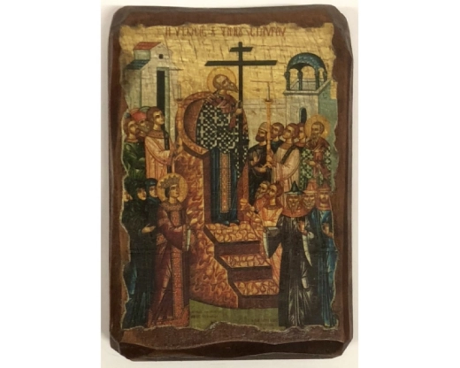 Икона на дереве под старину  (70х100мм) Ш