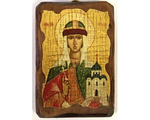 Икона на дереве под старину  (70х100мм) Ш