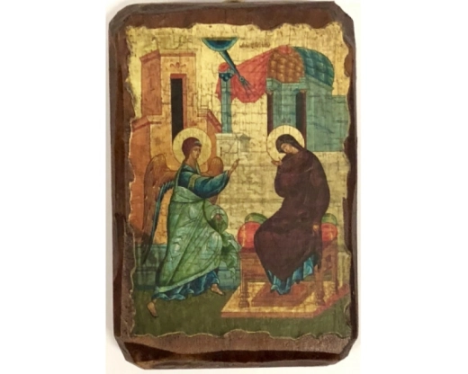 Икона на дереве под старину  (70х100мм) Ш
