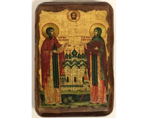 Икона на дереве под старину  (70х100мм) Ш