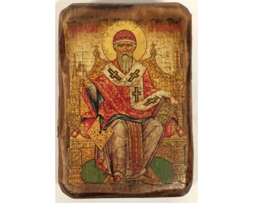 Икона на дереве под старину  (70х100мм) Ш